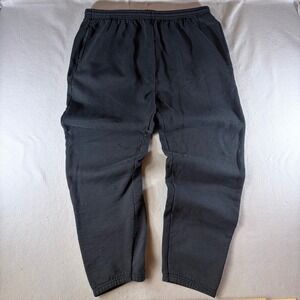 Wilson Mens Sweatpants XXXL Black Fleece Joggers Elastic Waist Drawstring XXXL